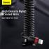Baseus Cafule Series Type-C to Lightning Cable - 20W PD Fast Charge & 480Mbps High-Speed Data Transfer, Nylon Braided, 1M - Black